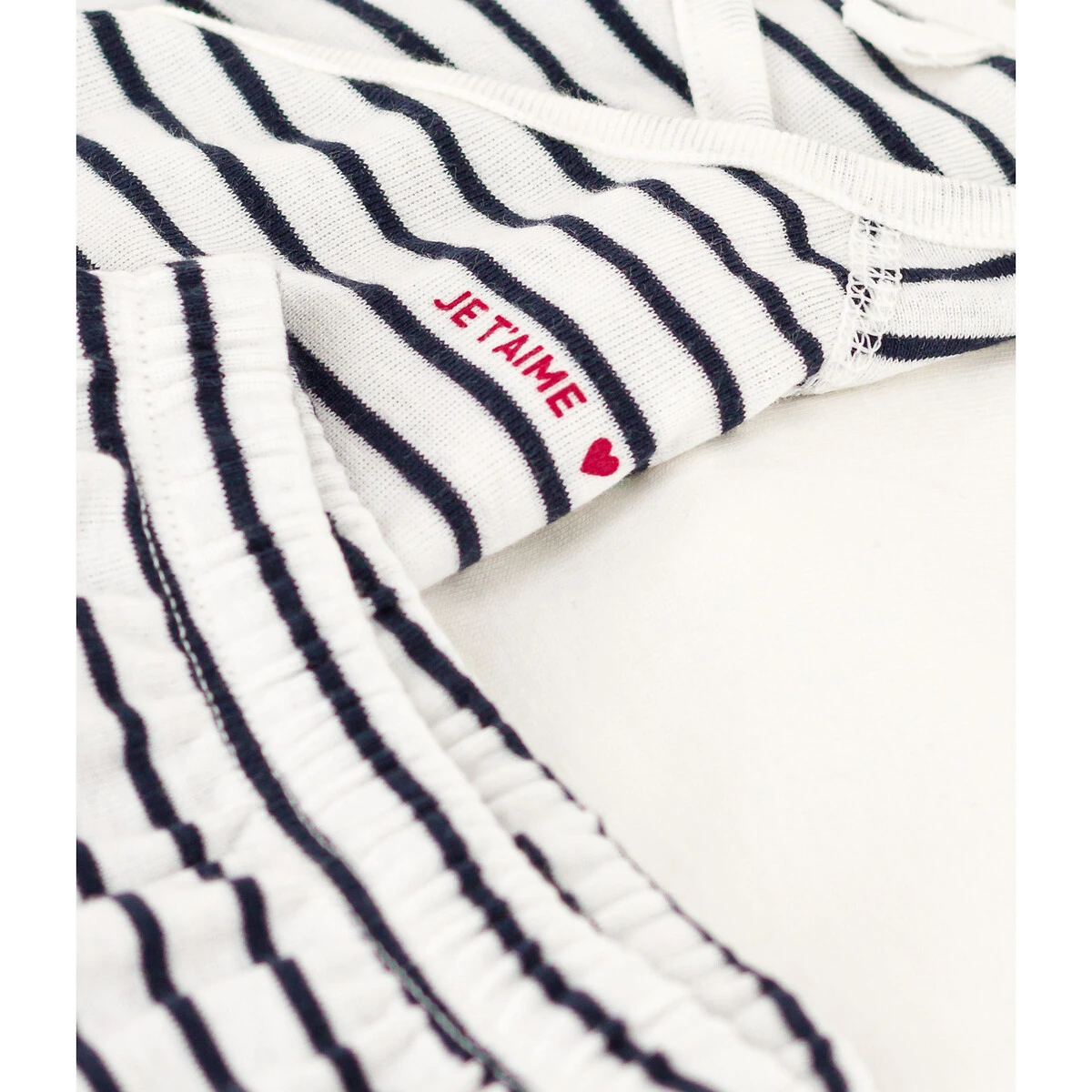 PETIT BATEAU Ensemble 3 Pièces Rayé En Coton 4 PETIT BATEAU Ensemble 3 Pièces Rayé En Coton – Image 4