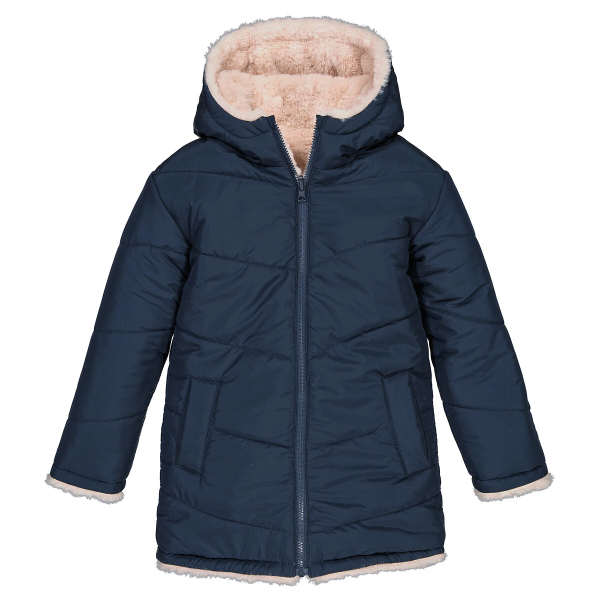 Doudoune Chaude à Capuche Réversible 3 Doudoune Chaude à Capuche Réversible – Image 3