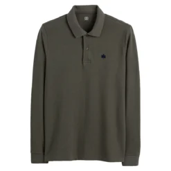 Polo En Pur Coton Manches Longues -Mode Décontractée 26e9bcb872e8b94bd6475cea8f781879