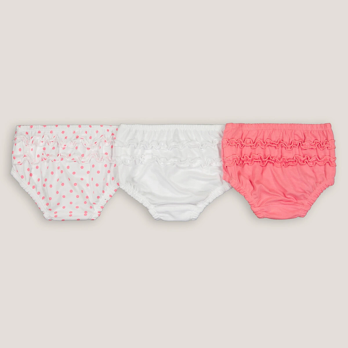 Lot De 3 Culottes, Volants Au Dos 5 Lot De 3 Culottes, Volants Au Dos – Image 5