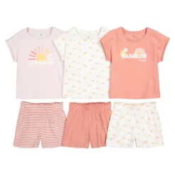 Lot De 2 Pyjamas En Coton Imprimés Arc-en-ciel -Mode Décontractée 27ed666e7b3779d23cec0d76da2d9b7d 1
