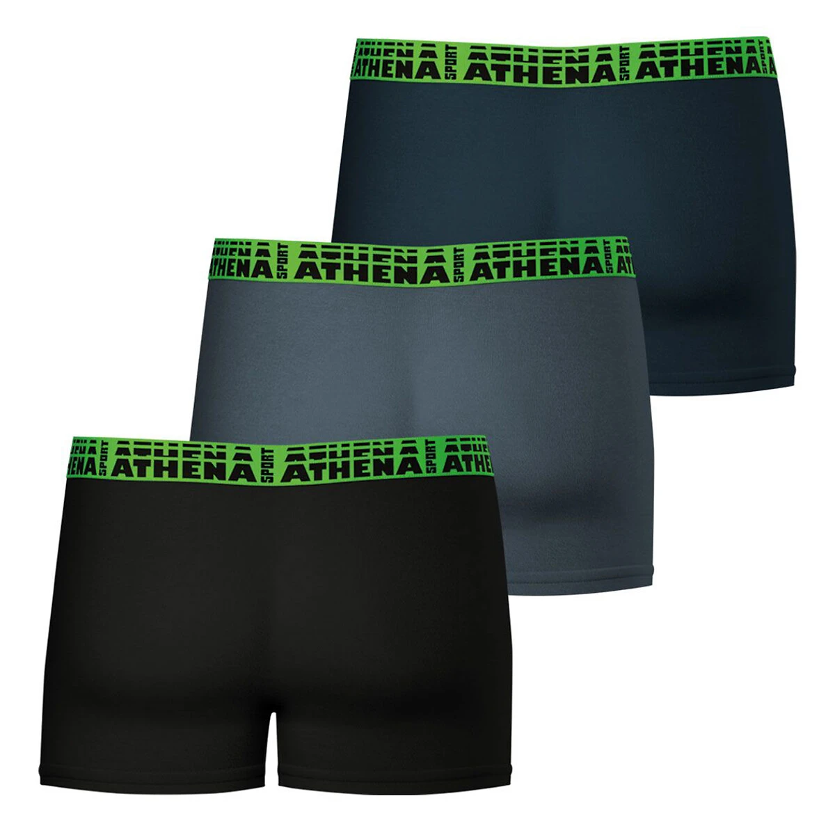 Athena Lot De 3 Boxers Easy Sport 2 Athena Lot De 3 Boxers Easy Sport – Image 2