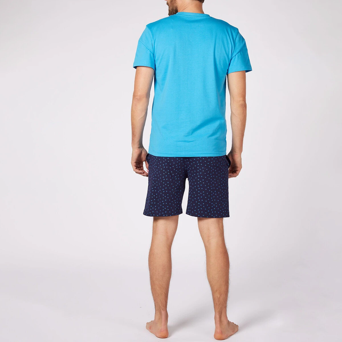 DODO Pyjashort T-shirt Col V Bonjour 2 DODO Pyjashort T-shirt Col V Bonjour – Image 2