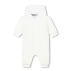 BOSS Kidswear Combinaison Bébé à Capuche En Fausse Fourrure