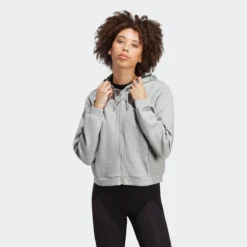 Adidas Sportswear Sweat Zippé à Capuche, Doublure à Motif