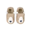 Chaussons Cuir, Imprimé Ours