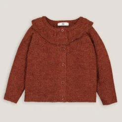 Cardigan Col Volanté En Fine Maille Boutonné 7 Cardigan Col Volanté En Fine Maille Boutonné -Mode Décontractée 2b226f7e2d9776ad24f73f65470dde01