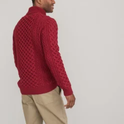 Pull Col Roulé Maille Torsadée -Mode Décontractée 2b60d3061ca4b53fec08faca6743fae9