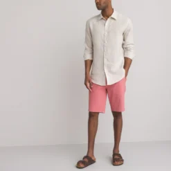 Chemise Droite Signature, Manches Longues, En Lin 22 Chemise Droite Signature, Manches Longues, En Lin -Mode Décontractée 2bde06b6e5f77f66f154780da71875f4