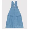 PETIT BATEAU Robe Salopette En Denim