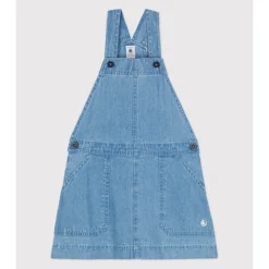 PETIT BATEAU Robe Salopette En Denim