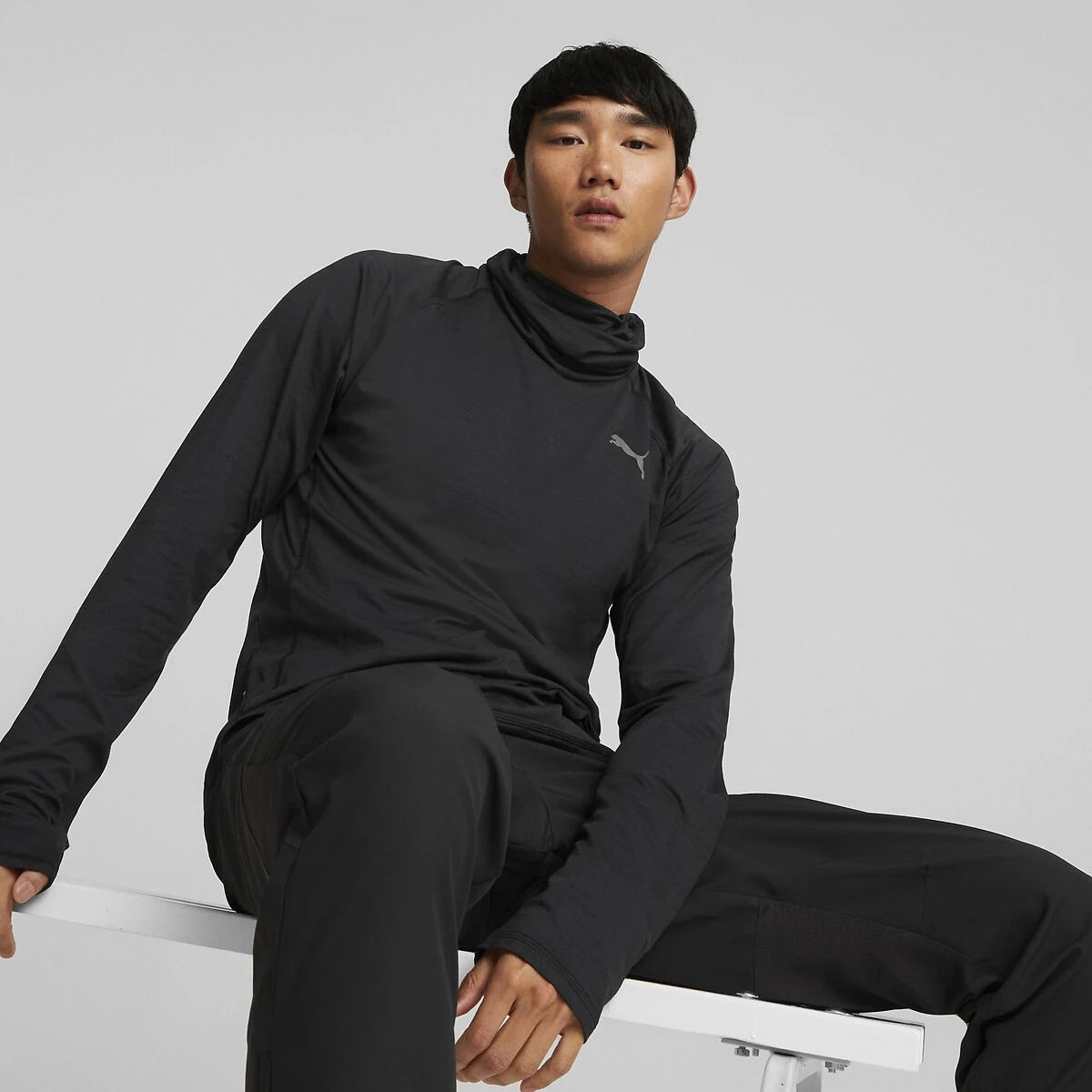 Puma Sweat De Running Col Montant 1 Puma Sweat De Running Col Montant