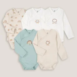 Lot De 4 Langes En Gaze De Coton -Mode Décontractée 2e2dc6ef065525d110b63509a379f51a