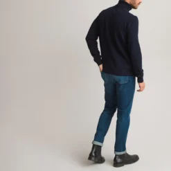 Pull Col Roulé Signature En Lambswool -Mode Décontractée 3015efcea9c755e0d5e790012d391765