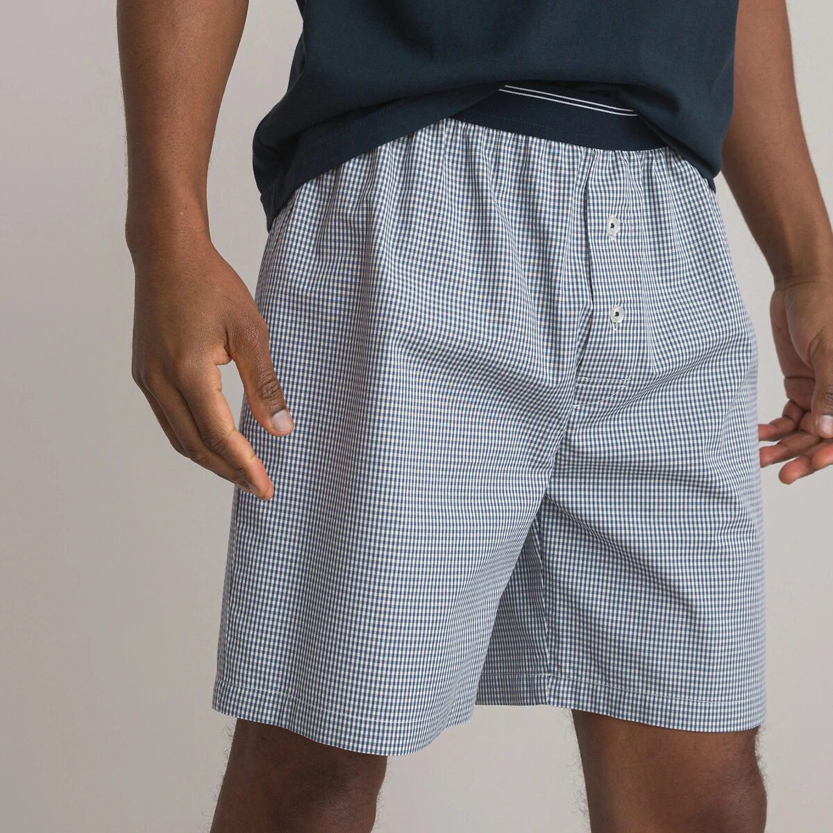 Pyjashort Encolure Ronde Boutonnée 3 Pyjashort Encolure Ronde Boutonnée – Image 3