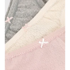 PETIT BATEAU Lot De 3 Culottes En Coton Ajouré 5 PETIT BATEAU Lot De 3 Culottes En Coton Ajouré -Mode Décontractée 309ba9c3ada2ce27a890f929371b2812