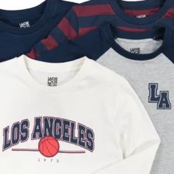 Lot De 4 T-shirts Manches Longues, Esprit Campus -Mode Décontractée 31738cf3e9b31f5b3d9b0fdc89d8b08f