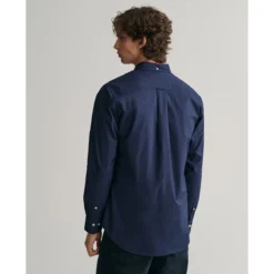 Gant Chemise Droite En Popeline Unie -Mode Décontractée 3340b3f42a3497f2598726933685c636