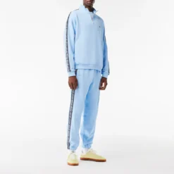 Lacoste Sweat Demi-zippé Col Montant -Mode Décontractée 33b291c7568a6aa70f498536221160ff