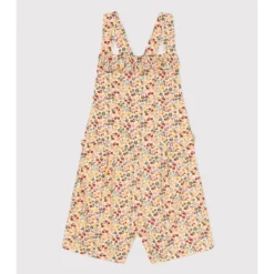PETIT BATEAU Salopette Courte Manches Volantées -Mode Décontractée 35ff7fb3564058b58e19d87f694b58a9