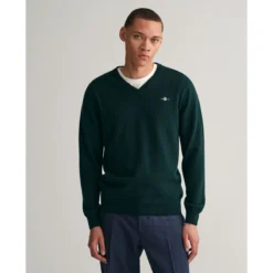 Gant Pull Col V En Lambswool