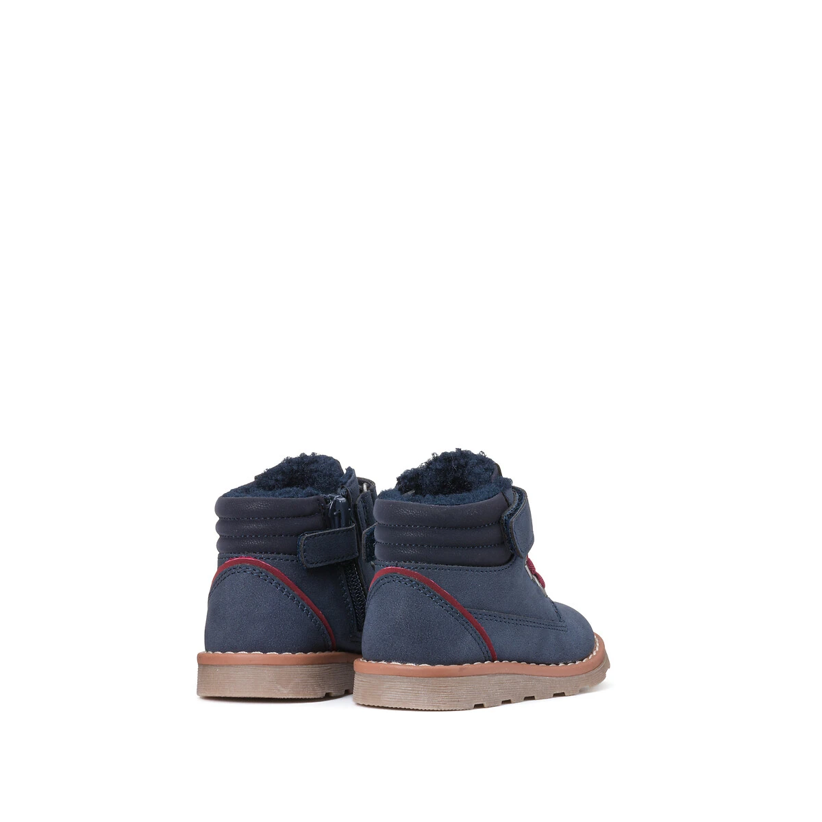 Bottines Fourrées à Lacets, Zippées 4 Bottines Fourrées à Lacets, Zippées – Image 4