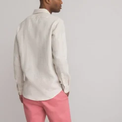 Chemise Droite Signature, Manches Longues, En Lin 24 Chemise Droite Signature, Manches Longues, En Lin -Mode Décontractée 3985961c8d38c0935ea55f10af43fde0