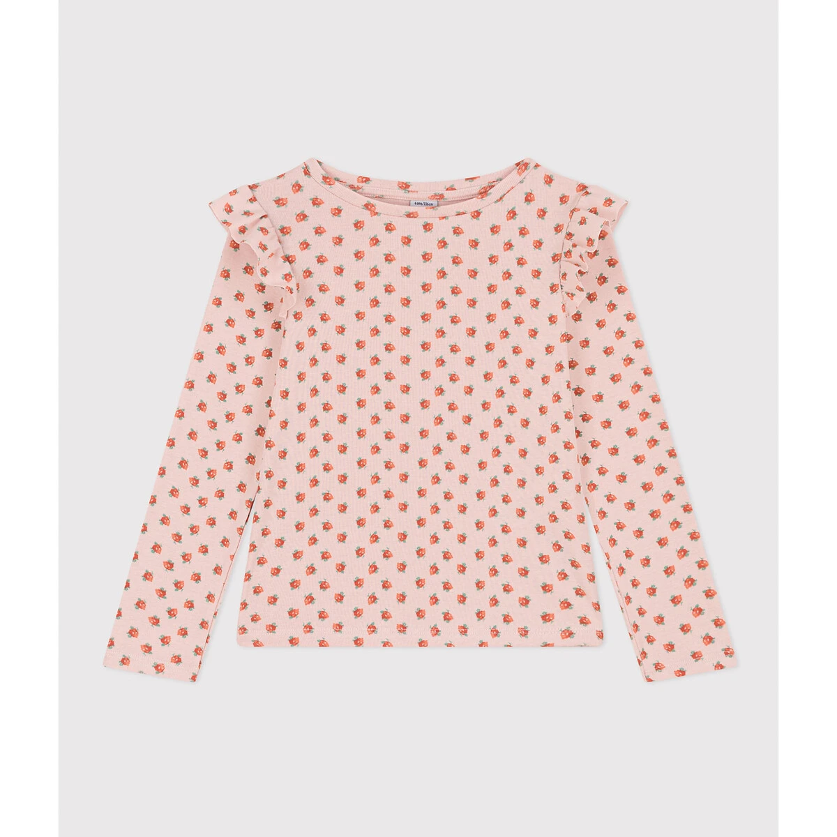 PETIT BATEAU Blouse Manches Longues En Coton 1 PETIT BATEAU Blouse Manches Longues En Coton