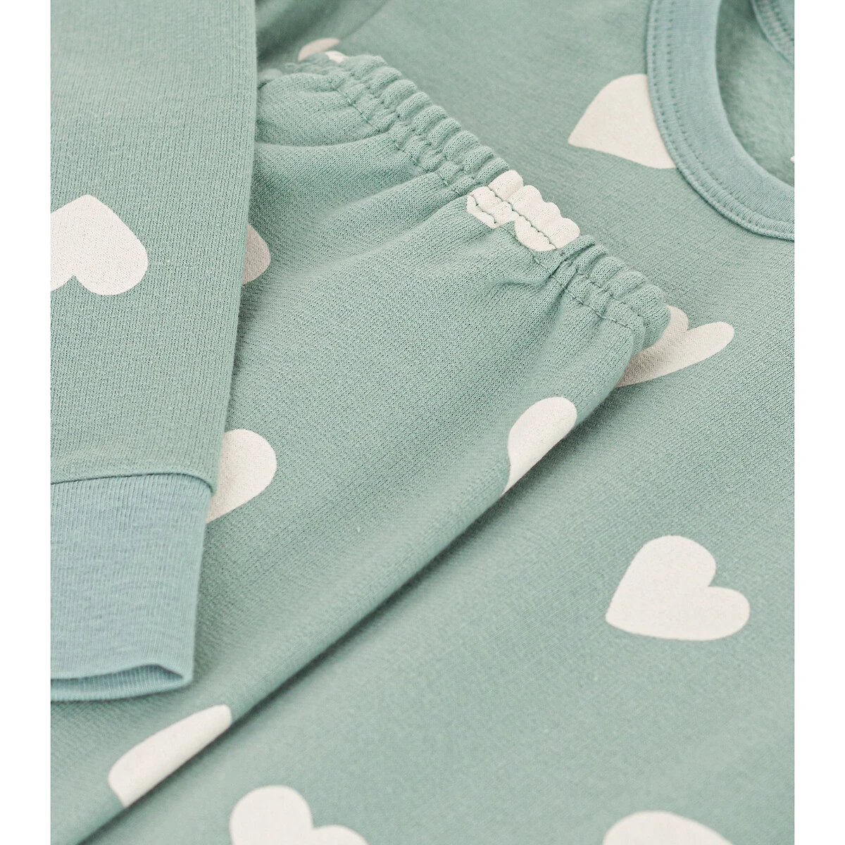 PETIT BATEAU Pyjama Imprimé Cœurs En Molleton 4 PETIT BATEAU Pyjama Imprimé Cœurs En Molleton – Image 4