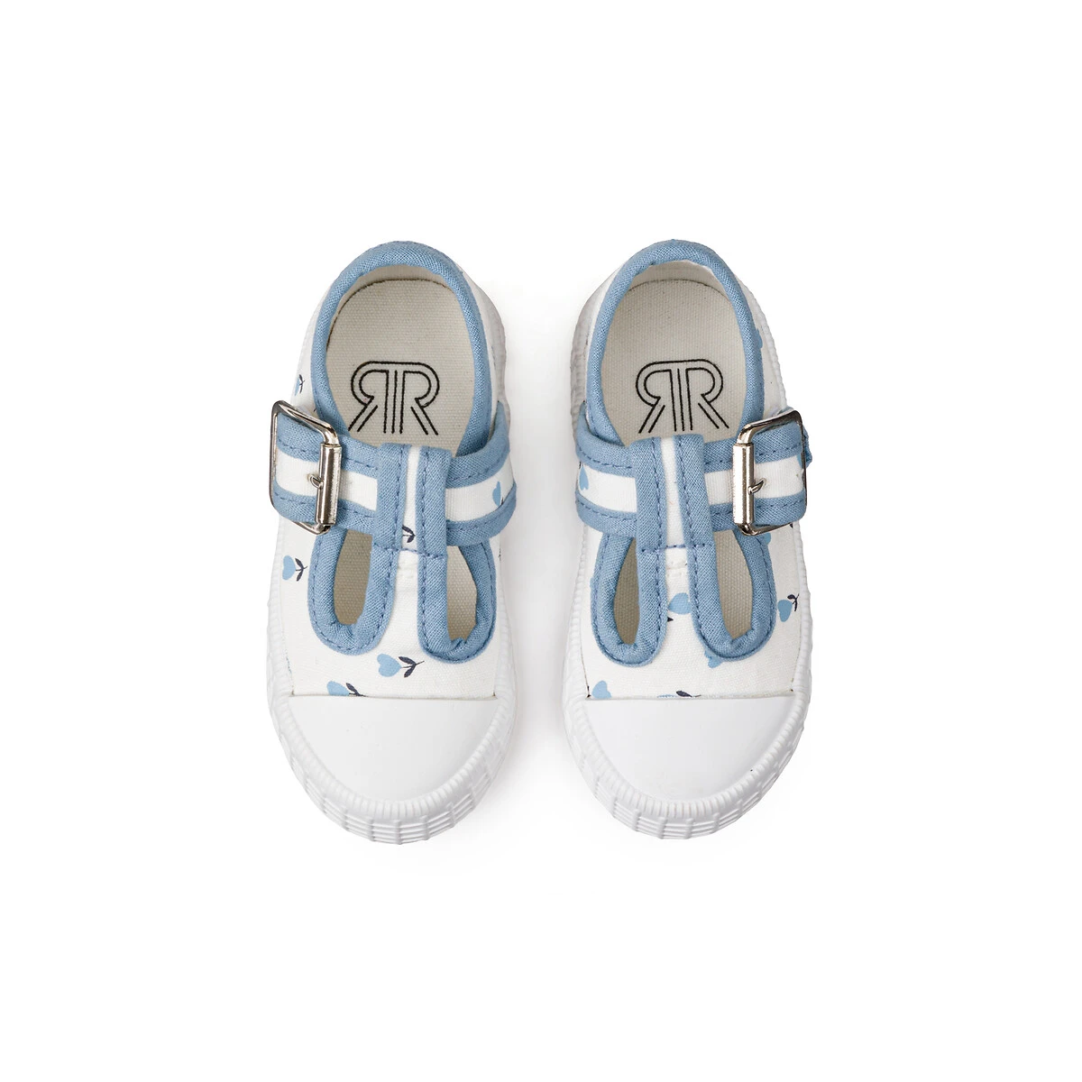 Baskets Ballerines à Boucle, Imprimé Fleurs 3 Baskets Ballerines à Boucle, Imprimé Fleurs – Image 3