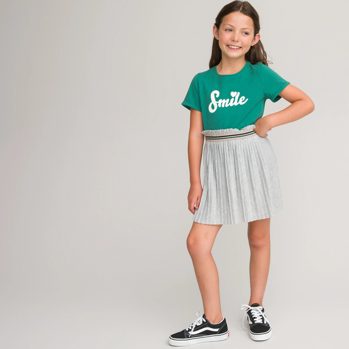 Jupe Plissée, Taille élastiquée 2 Jupe Plissée, Taille élastiquée – Image 2