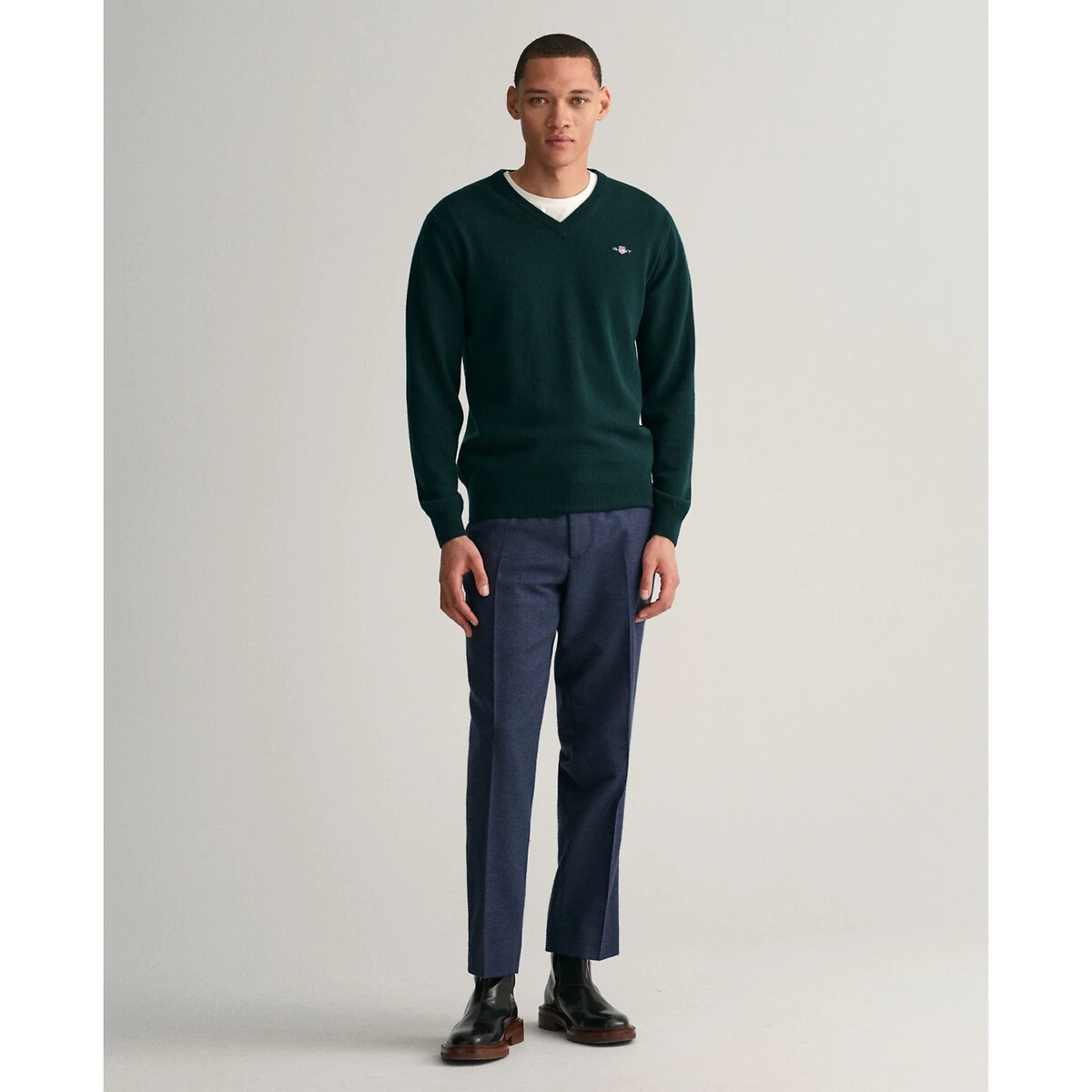 Gant Pull Col V En Lambswool 2 Gant Pull Col V En Lambswool – Image 2
