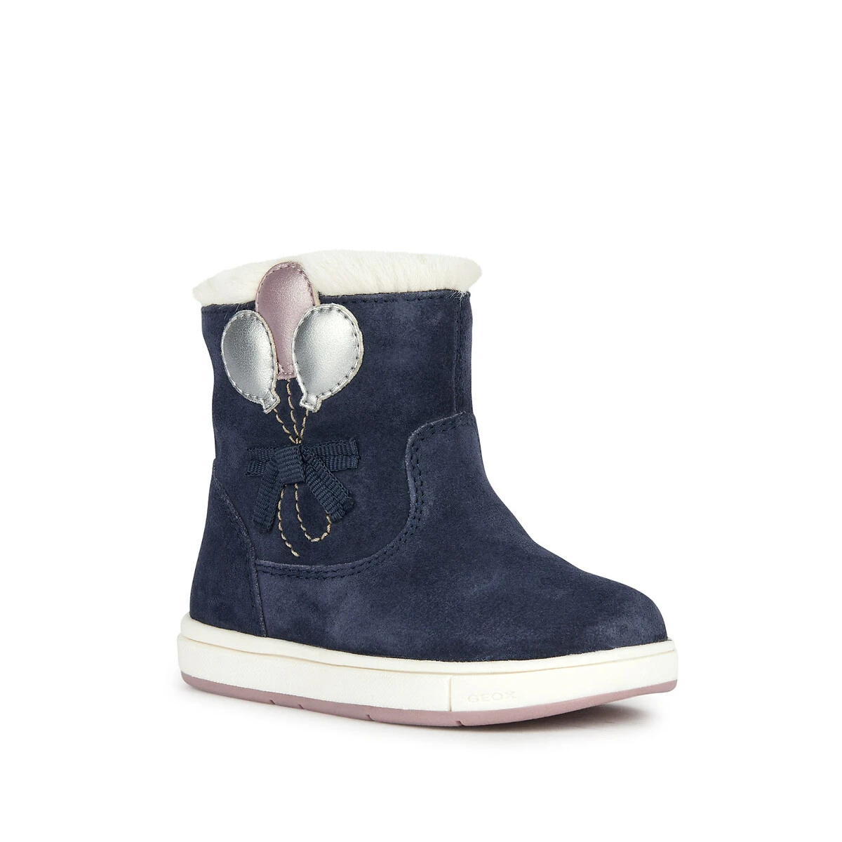 Geox Bottes En Cuir Fourrées Trottola 2 Geox Bottes En Cuir Fourrées Trottola – Image 2