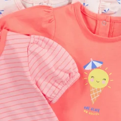 Lot De 3 Pyjamas En Coton Imprimés -Mode Décontractée 444cf2671b711ca8821d29fb6aabde21