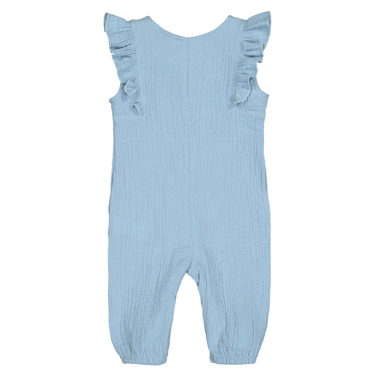 Combinaison à Volants, Gaze De Coton 2 Combinaison à Volants, Gaze De Coton – Image 2