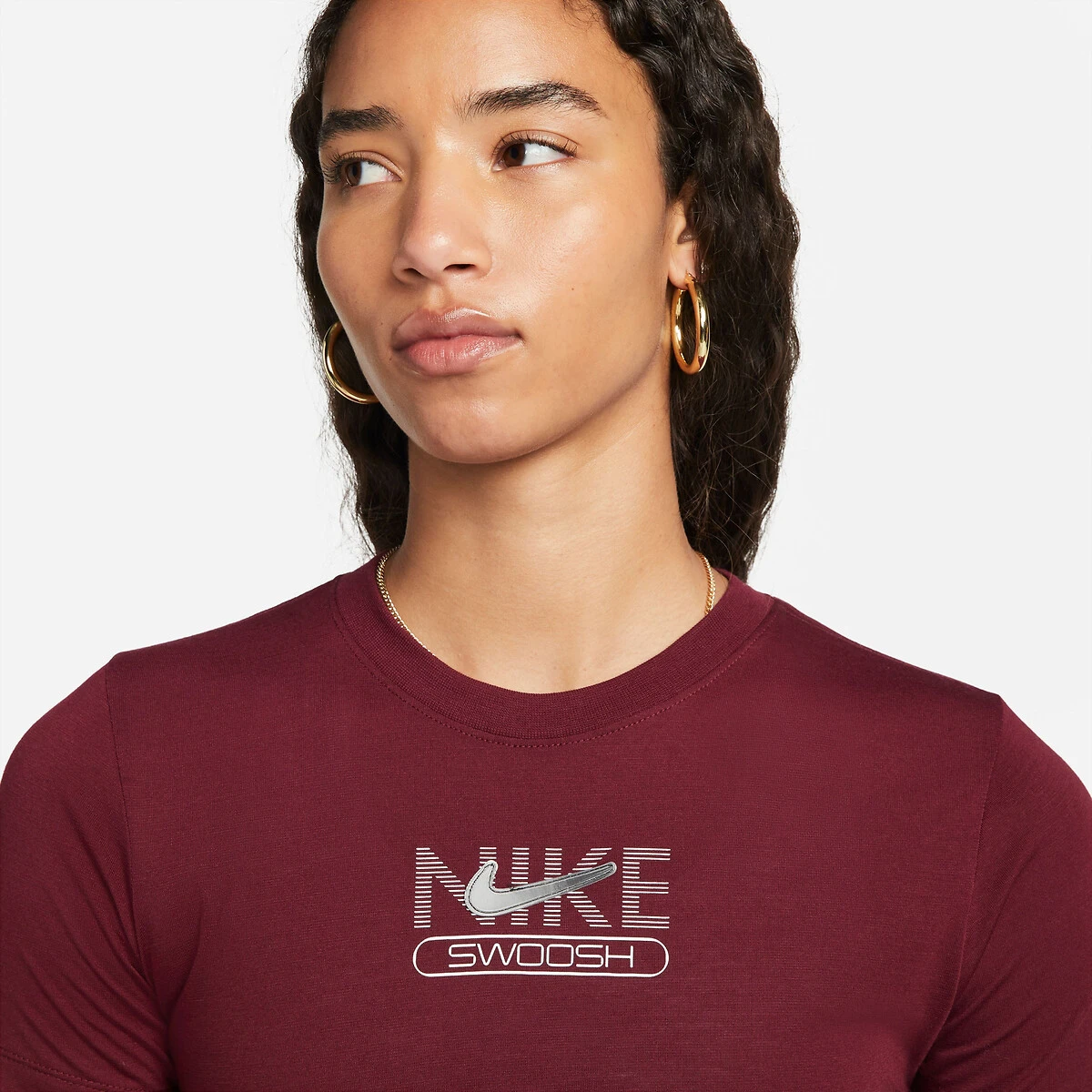 Nike T-shirt Court Coupe Près Du Corps 2 Nike T-shirt Court Coupe Près Du Corps – Image 2