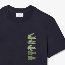 Lacoste T-shirt Col Rond En Coton -Mode Décontractée 471f50fc281a10dbf26764b3ab44d8f3