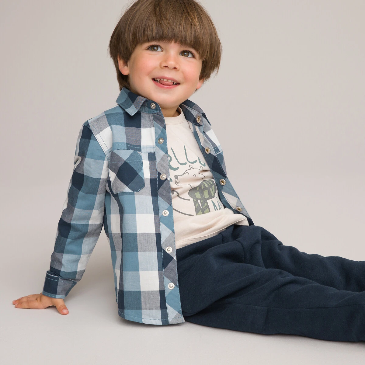 Chemise à Carreaux Manches Longues 2 Chemise à Carreaux Manches Longues – Image 2