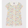 PETIT BATEAU Pyjama 1 Pièce Col Claudine