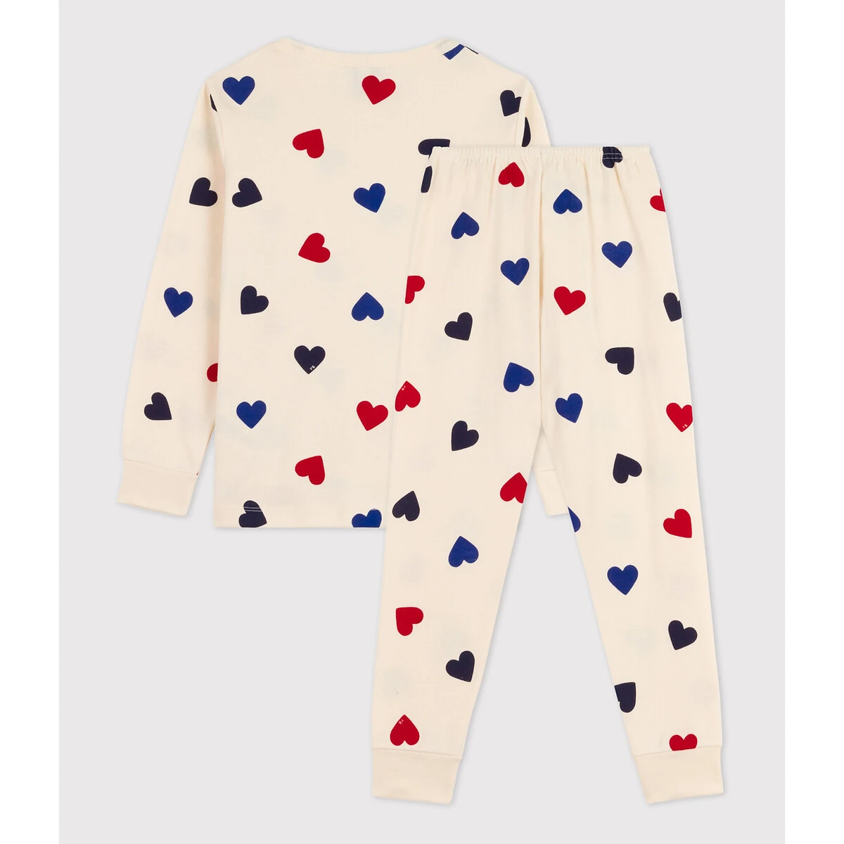 PETIT BATEAU Pyjama 2 Pièces Imprimé Cœurs 2 PETIT BATEAU Pyjama 2 Pièces Imprimé Cœurs – Image 2