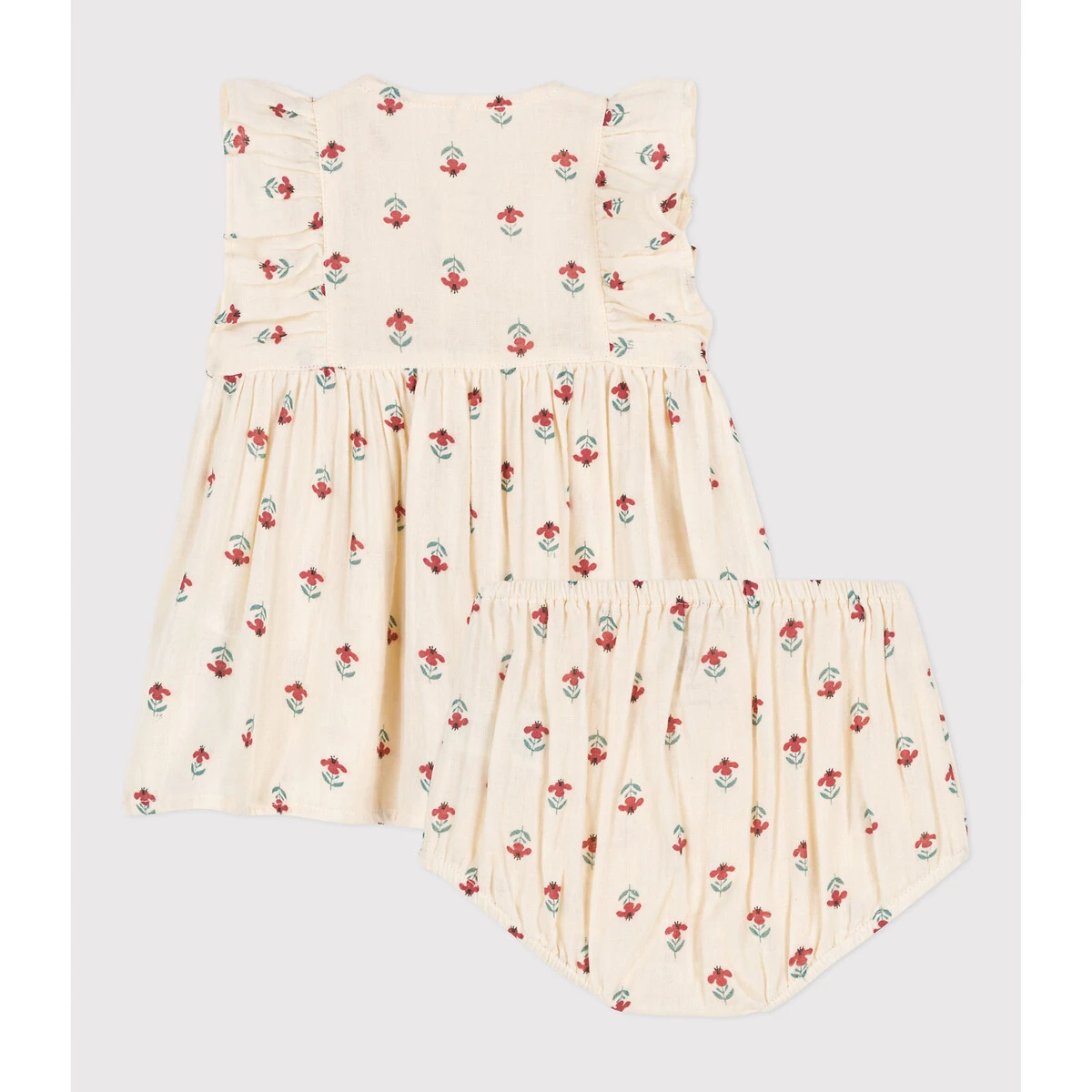 PETIT BATEAU Ensemble Robe Et Bloomer, Imprimé Fleurs 6 PETIT BATEAU Ensemble Robe Et Bloomer, Imprimé Fleurs – Image 6