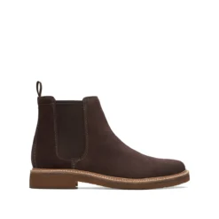 Clarks Bottines Chelsea En Cuir Suède Clarkdale Easy