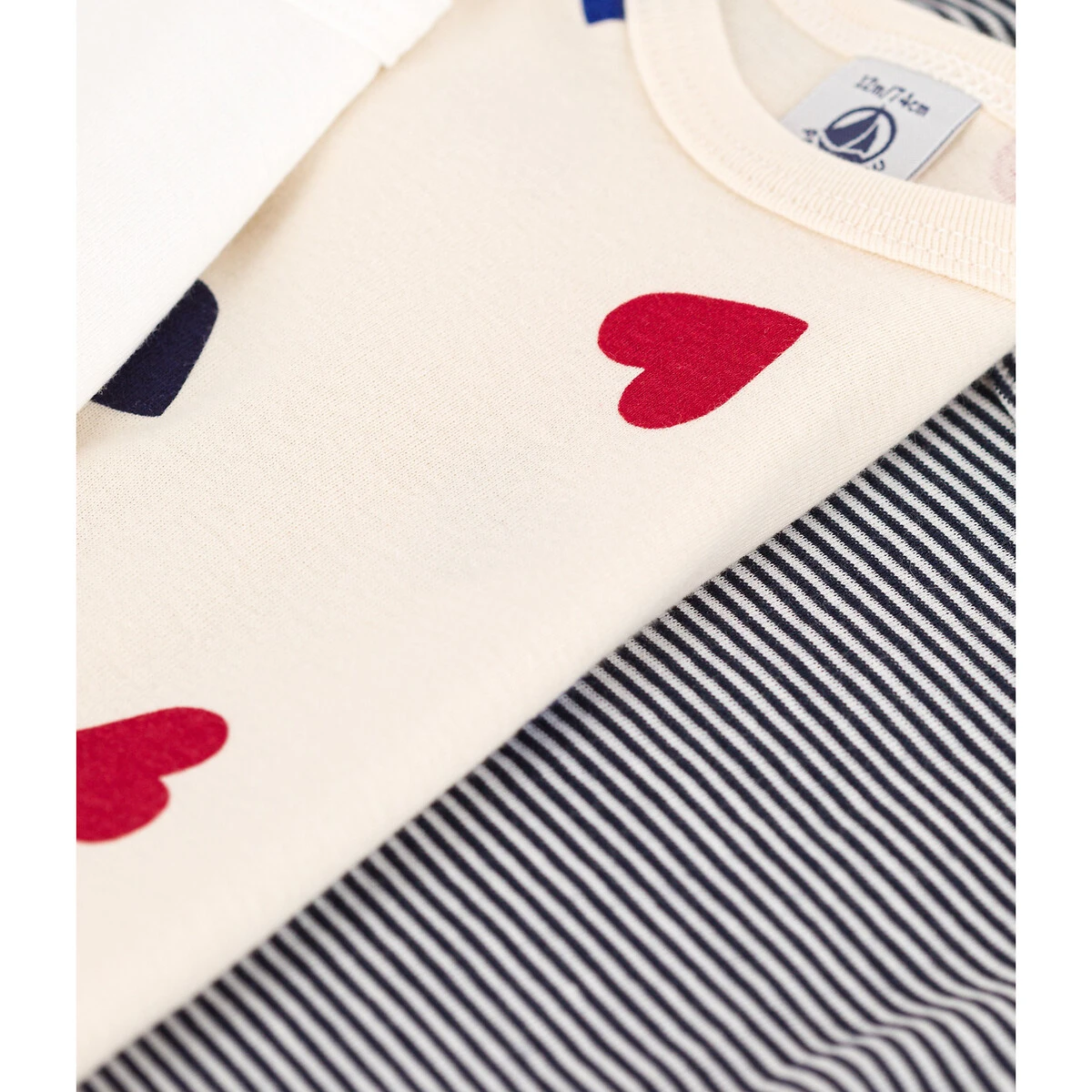 PETIT BATEAU Lot De 3 Bodies Manches Courtes 3 PETIT BATEAU Lot De 3 Bodies Manches Courtes – Image 3