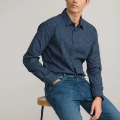 Chemise Droite Imprimée, Manches Longues 8 Chemise Droite Imprimée, Manches Longues -Mode Décontractée 4f90e1e8c361419dd4566410851bd679