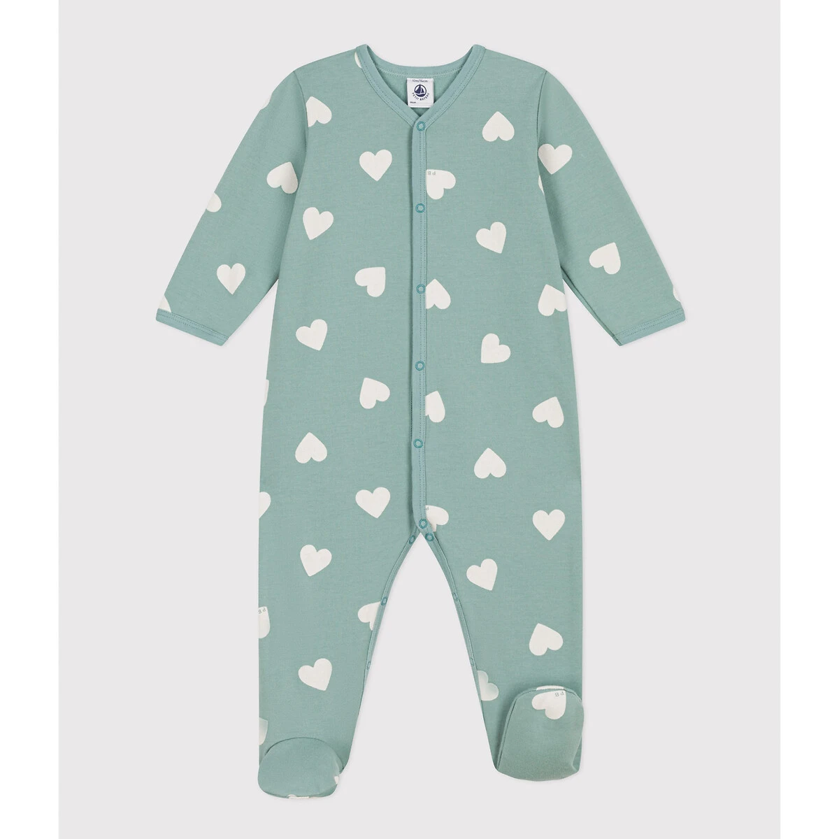 PETIT BATEAU Pyjama Imprimé Cœurs En Molleton 5 PETIT BATEAU Pyjama Imprimé Cœurs En Molleton – Image 5