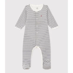 PETIT BATEAU Bodyjama à Rayures En Coton