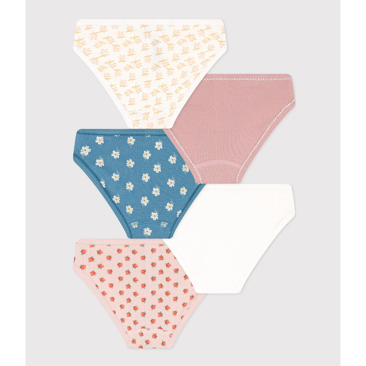 PETIT BATEAU Lot De 5 Culottes En Coton 2 PETIT BATEAU Lot De 5 Culottes En Coton – Image 2