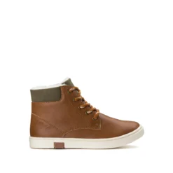 Bottines Cuir Zippées Et à Lacets -Mode Décontractée 5426fcf3a7433492abf388a9c7bdd765