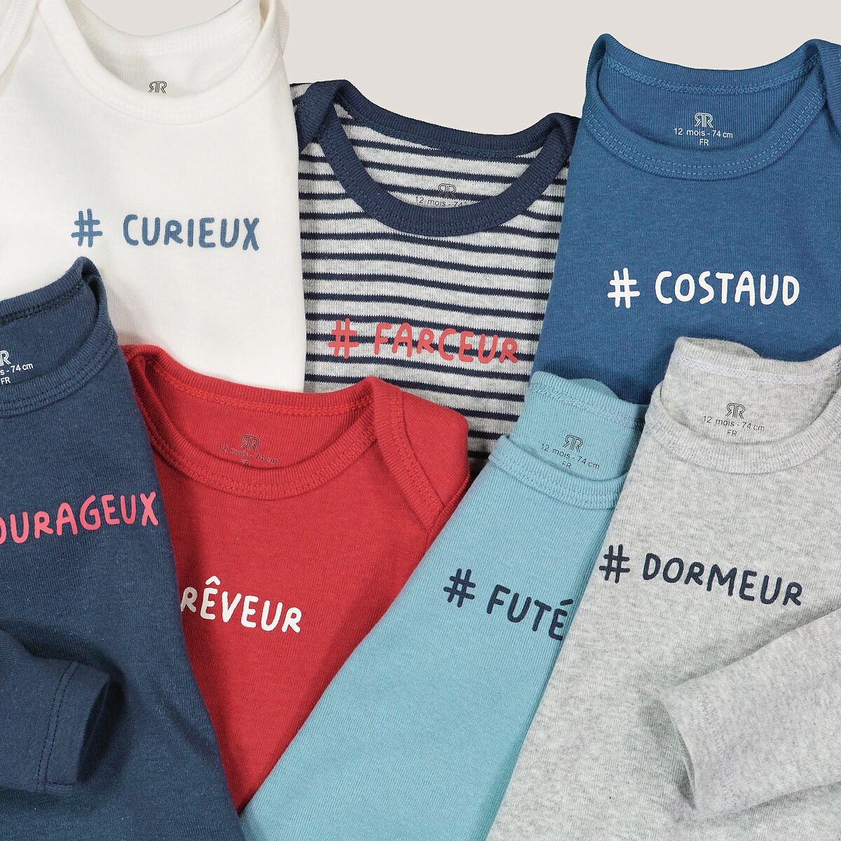 Lot De 7 Bodies Manches Longues 2 Lot De 7 Bodies Manches Longues – Image 2