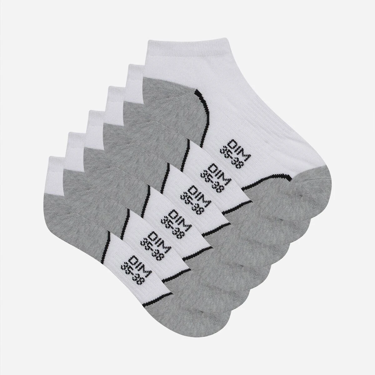 Lot De 3 Paires De Socquettes De Sport 2 Lot De 3 Paires De Socquettes De Sport – Image 2